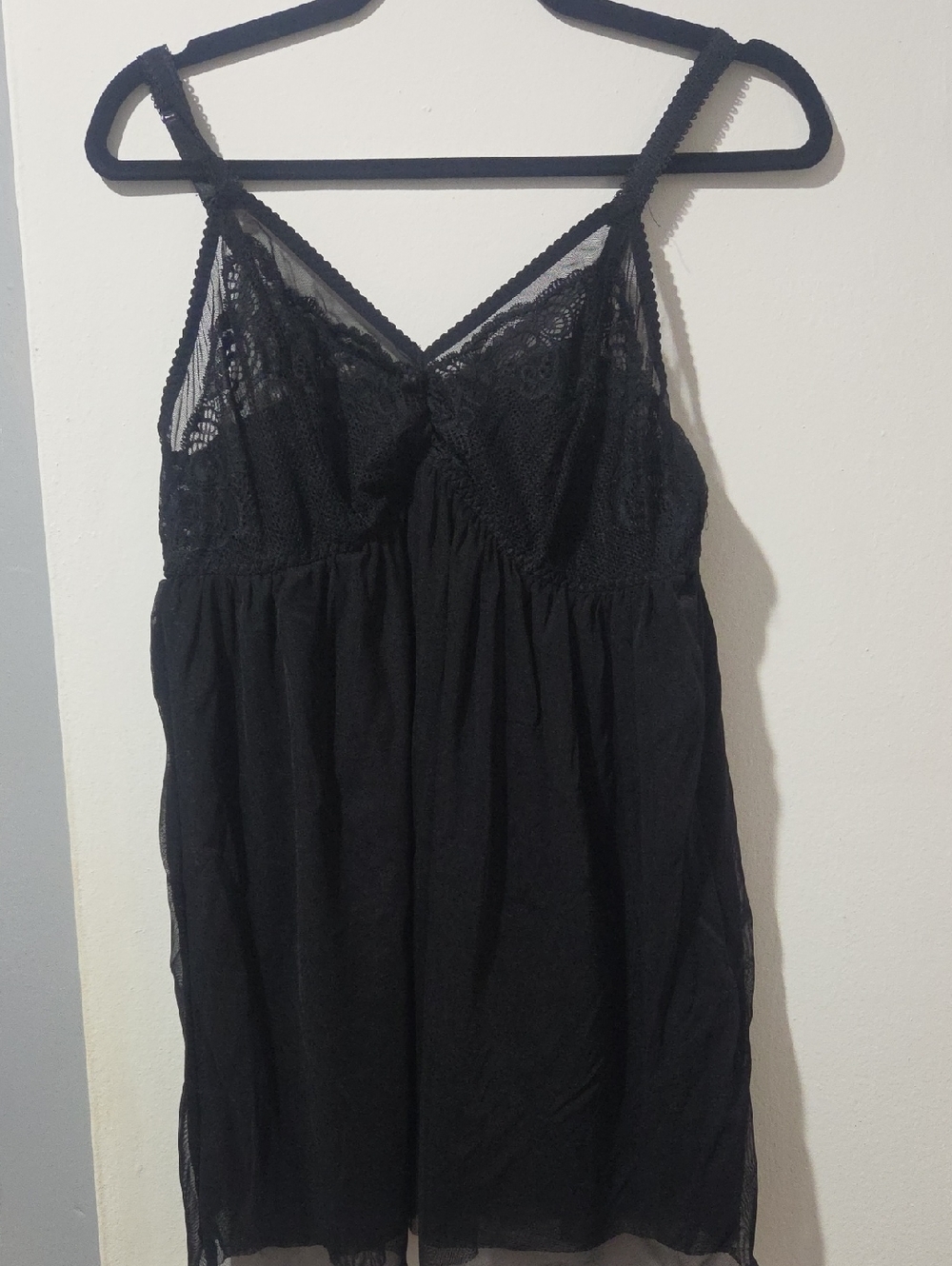 torrid Black Lace Chemise